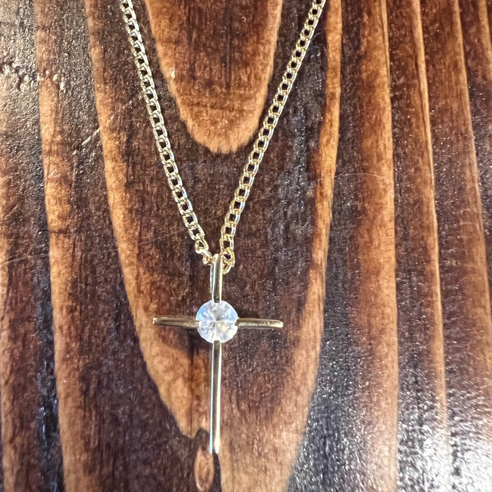 Gold Cross Necklace